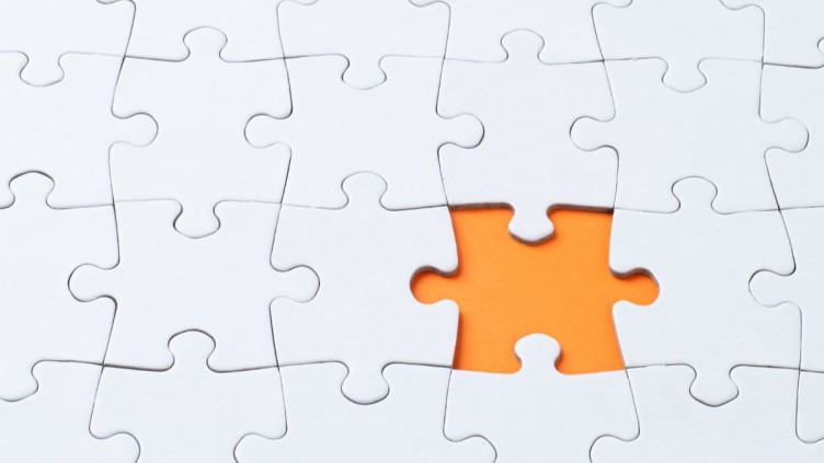 Missing Jigsaw Puzzle Piece highlighted in GetConnect Orange colour
